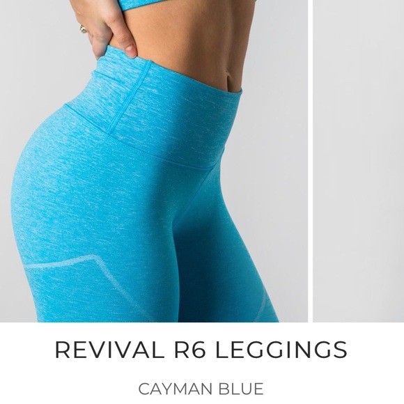 Alphalete Pants - Cayman Blue S Revival r6